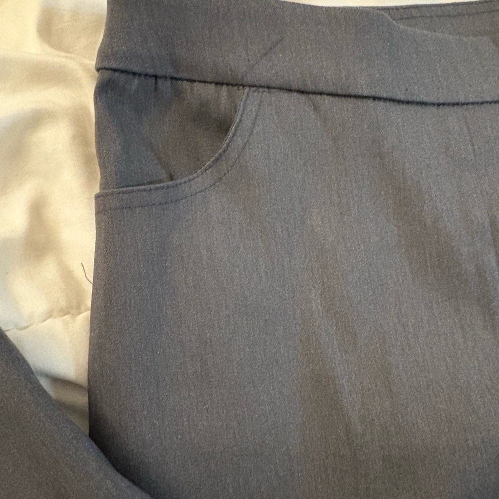 Alfred Dunner Charcoal Petite Pants - Picture 5 of 8
